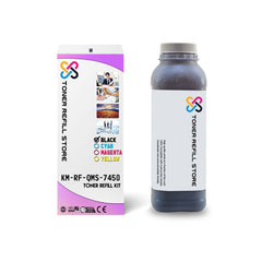 Konica Minolta 7450 Black High Yield Toner Refill With Chips