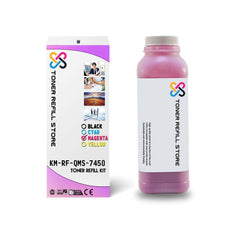 Konica Minolta 7450 Magenta High Yield Toner Refill With Chips