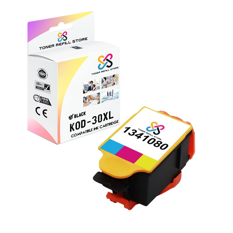 Compatible Kodak #30XL 4-Set Ink Cartridges: 2 Black & 2 Color