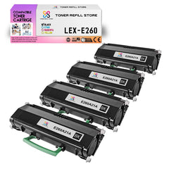 Compatible Lexmark E250A21A 2 Pack Toner Cartridges for E250 E250d E250dn E350