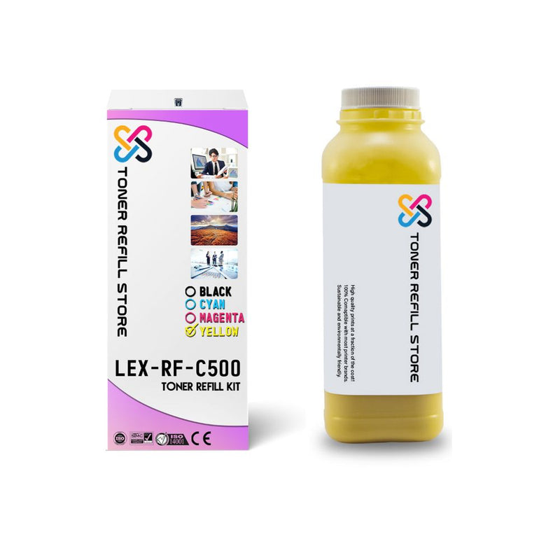 Lexmark C500 X500 X502 C500H2YG Yellow Compatible Toner Cartridge