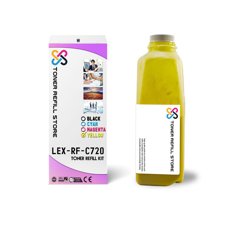 Lexmark C720 15W0902 Yellow High Yield Toner Refill