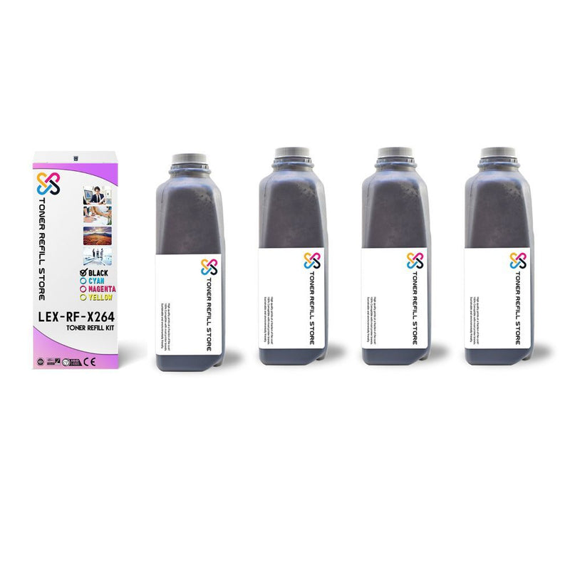 Lexmark X264 X363 X364 X264A21G 4 Pack Toner Refill