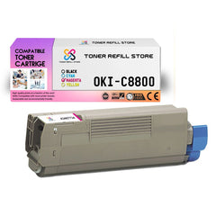 Okidata C8800 C8800dn 43487736 Black Compatible Toner Cartridge