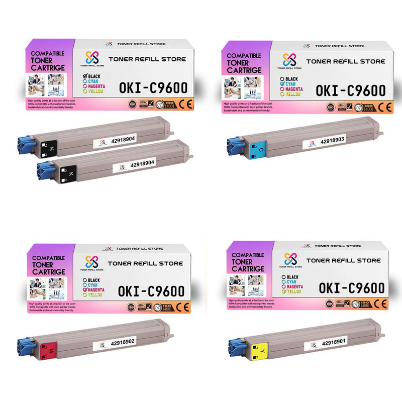 Okidata C9300 C9500 41963603 Cyan Compatible Toner Cartridge