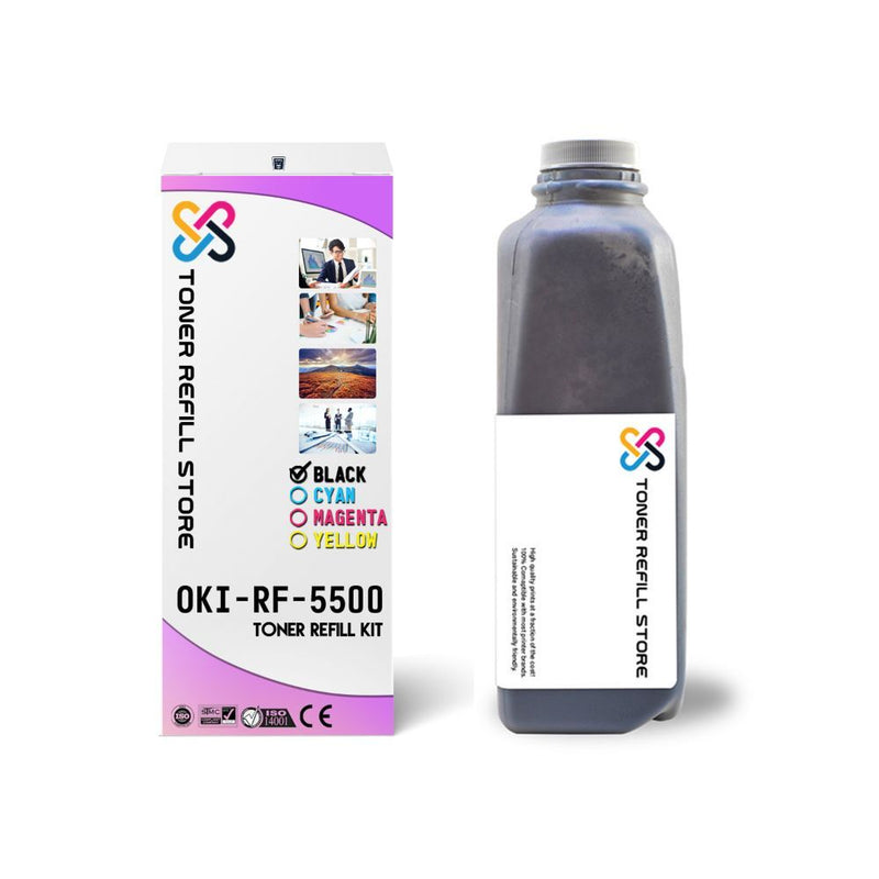 Okidata C9000 Glossy Black Toner Refill Kit