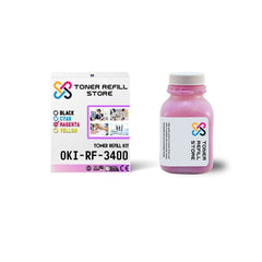 Okidata C3000 Matte Finish Magenta Toner Refill Kit