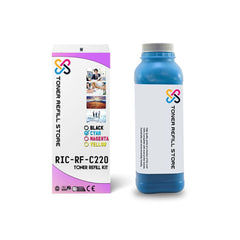 Ricoh Aficio SP C220 C221 C222 Cyan Refill With Chip