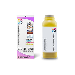 Ricoh Aficio SP C220 C221 C222 Yellow Refill With Chip