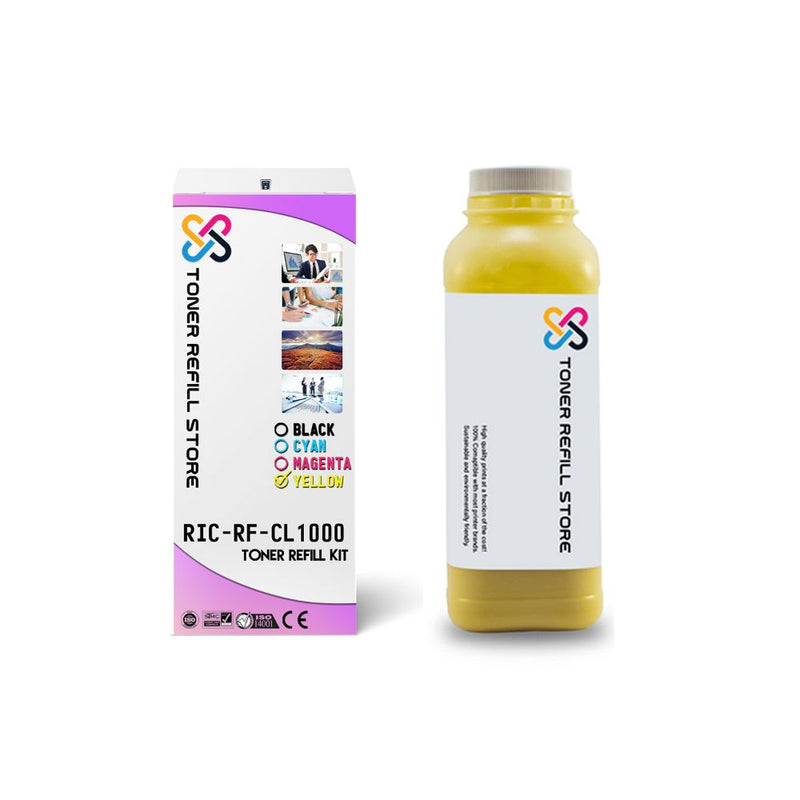 Ricoh CL1000 CL800 CL-1000 SP210 Type 140 Yellow Toner Refill