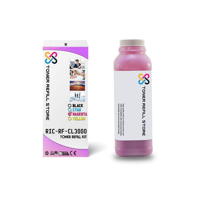 Ricoh CL2000 CL3000 CL-3000 Type 125 Magenta Toner Refill