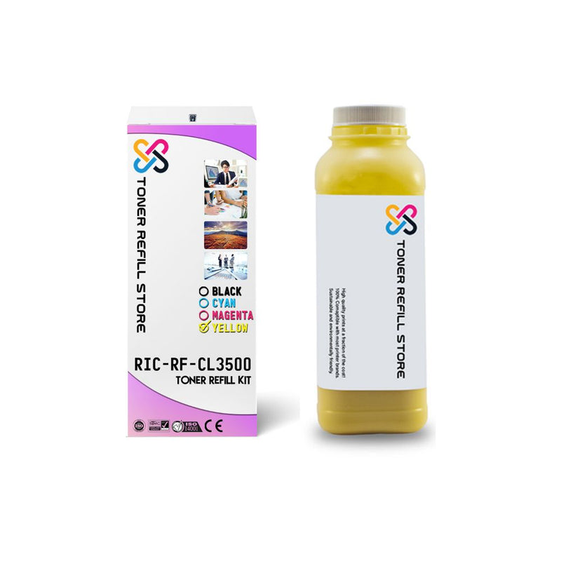 Ricoh CL3500 CL3500N CL-3500 Type 165 Yellow Toner Refill
