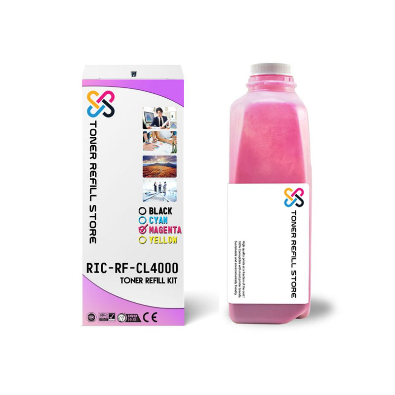 Ricoh CL4000 CL-4000 Type 145 Magenta Toner Refill With Chip