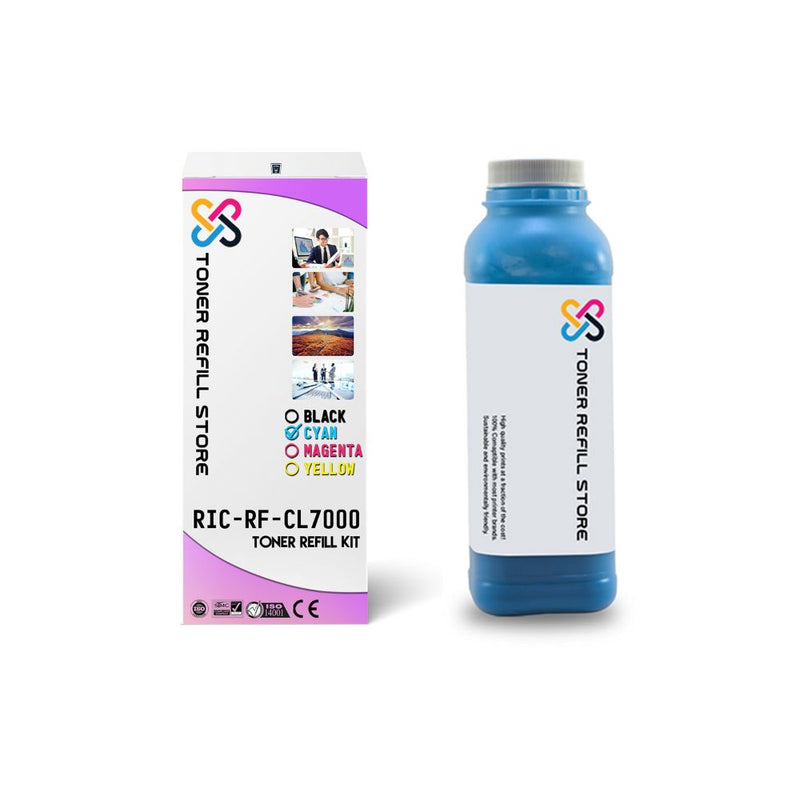Ricoh CL7000 CL-7000 CL7100 Type 105 Cyan Toner Refill