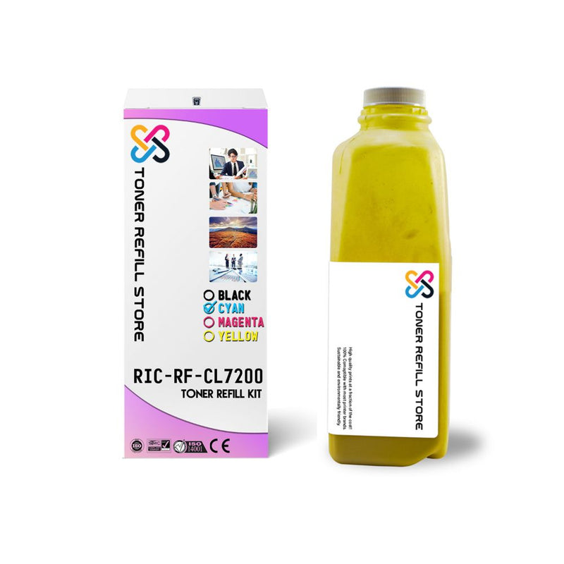 Ricoh CL7200 CL-7200 CL7300 Type 160 Yellow Toner Refill
