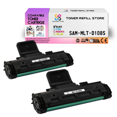 4 Pack Toner Cartridges compatible with the Samsung MLT-D105L ML-1910 ML-1915 ML-2525