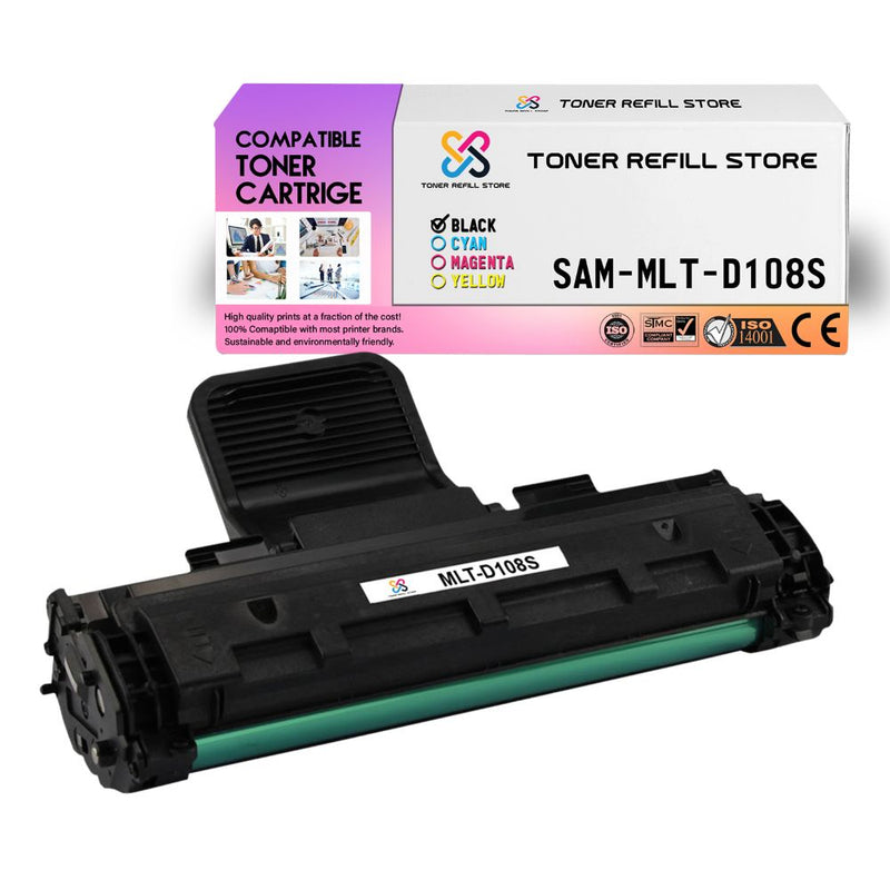 2 Pack Toner Cartridges compatible with the Samsung MLT-D105L ML-1910 ML-1915 ML-2525