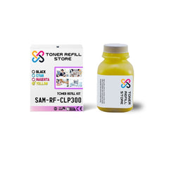 Yellow Toner Cartridge compatible with the Samsung CLP-300 CLX-2160 CLP-Y300A