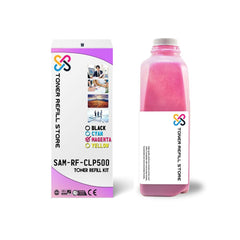 Magenta Toner Refill Kit Compatible with the Samsung CLP-500 - 550