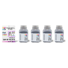 4 Pack Black Toner Refill Kit compatible with the Samsung ML-2010, ML-2510