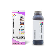 Black High Yield Toner Refill Kit compatible with the Samsung ML-3470, ML-3471