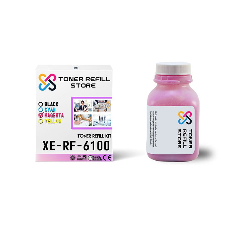 Xerox Phaser 6100 High Yield Magenta Toner Refill Kit With Chip