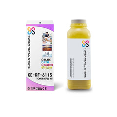 Xerox Phaser 6115 High Yield Yellow Toner Refill Kit With Chip