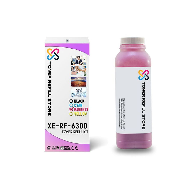 Xerox Phaser 6300 High Yield Magenta Toner Refill Kit With Chip
