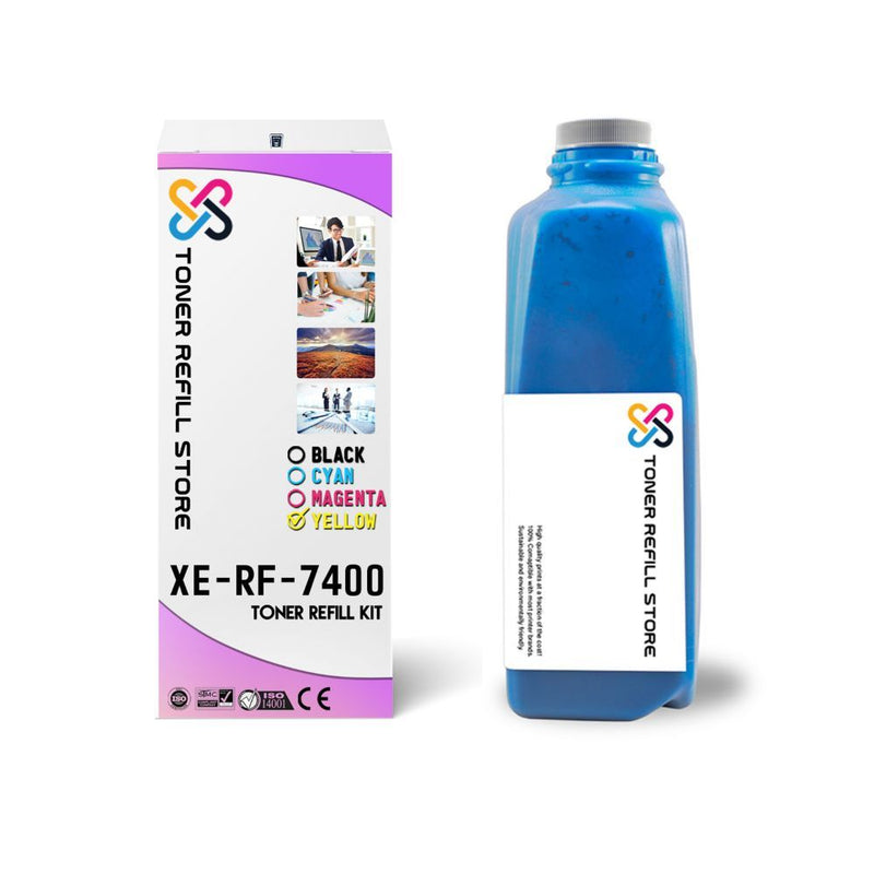 Xerox Phaser 7400 High Yield Cyan Toner Refill With Chip
