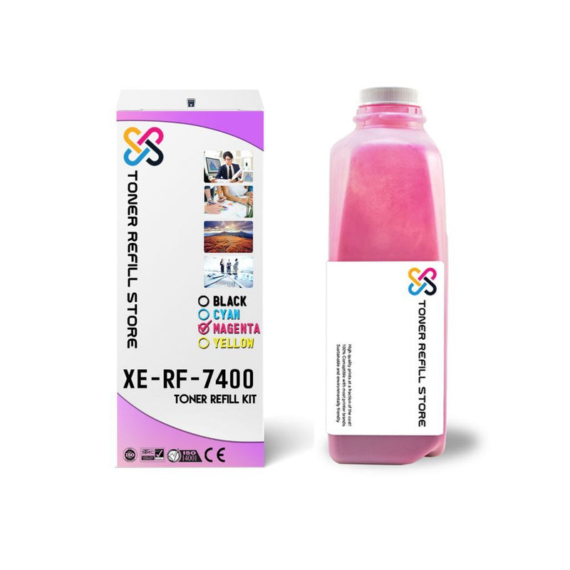 Xerox Phaser 7400 High Yield Magenta Toner Refill With Chip