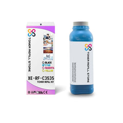 Xerox C2535 High Yield Cyan Toner Refill Kit With 1 Reset Chip