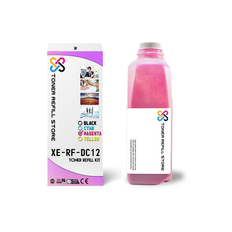 Xerox C525A High Yield Magenta Toner Refill Kit With Reset Chip